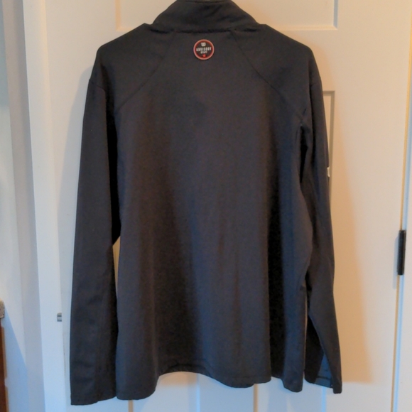 Wilson Quarter Zip Long Sleeve XL Black Gray WS - Picture 4 of 6